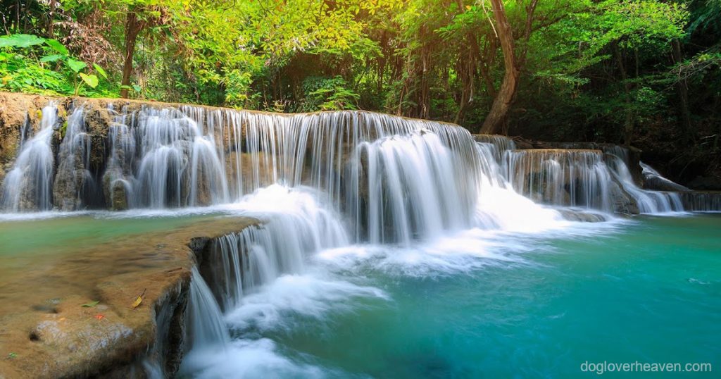 Erawan Waterfall น้ำตกเอราวัณ กาญจนบุรี ดินแดนทางทิศตะวันตกของประเทศไทยเป็นดินแดนที่เปียกโชกไปด้วยฝนและป่าไม้ ป่าในกาญจนบุรี