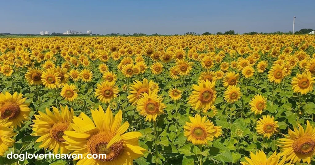Sunflower field ทุ่งทานตะวัน ของประเทศไทยเป็นภาพที่น่าชม เป็นปรากฏการณ์ทางธรรมชาติที่มีชีวิตชีวาซึ่งมีทั้งแสงแดดสดใส 