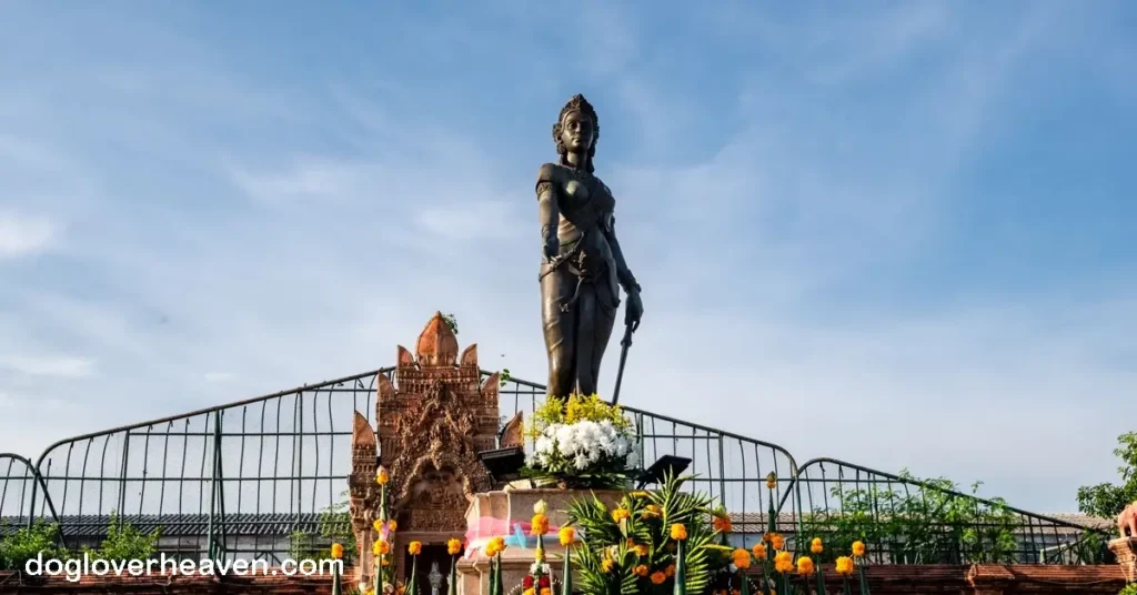Camadevi Monument อนุสาวรีย์กามาเทวี พูดถึงบุคคลสำคัญคือประวัติศาสตร์ไทยเราคงหนีไม่พ้น 'คามาเดวี' เพราะเธอไม่ใช่ผู้หญิงธรรมดา